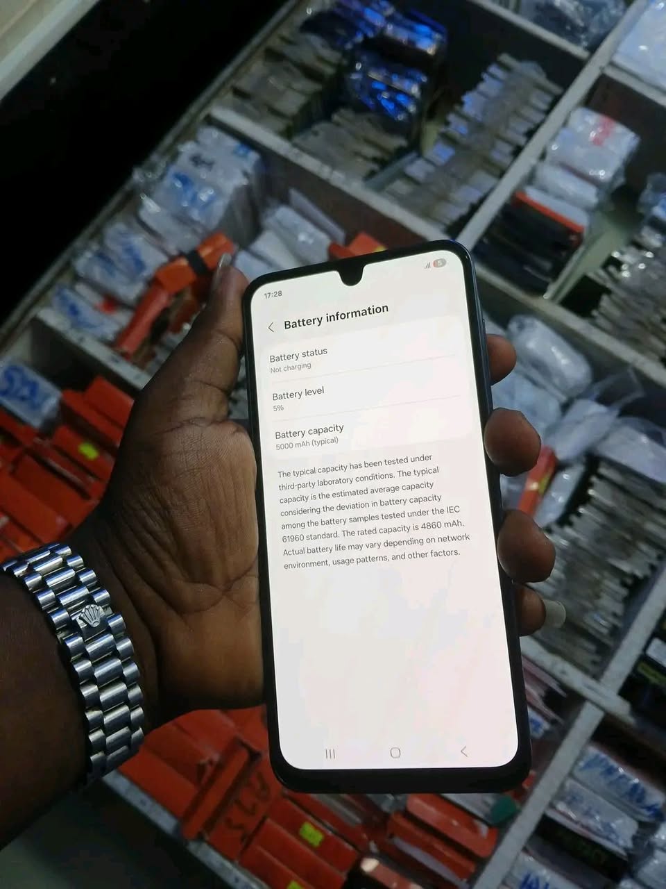 A picture of SAMSUNG GALAXY A16 5G 128 6GB RAM