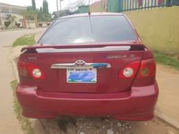 A picture of Toyota Corolla Sport edition 2005 model Accident free Untempered engine