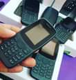 A picture of Nokia 106 mpyaaa full box kwa elfu 27000 tu ukihitaji