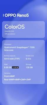 A picture of Oppo Reno 5