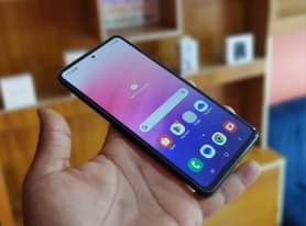 A picture of Samsung A53. Clean