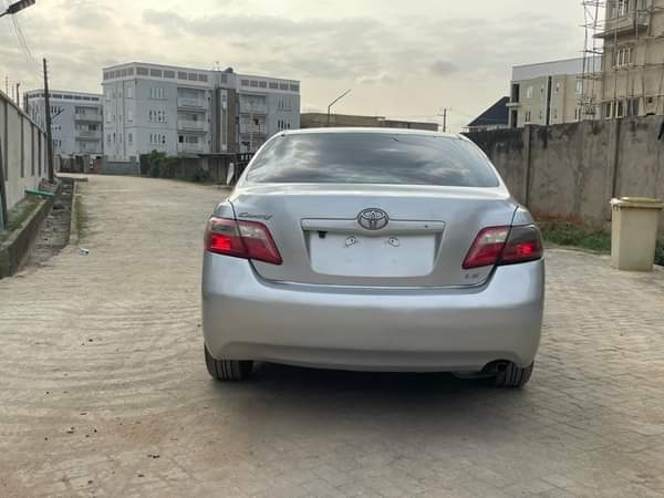 A picture of Toyota Camry 2008 model Neatly baked on first body pan