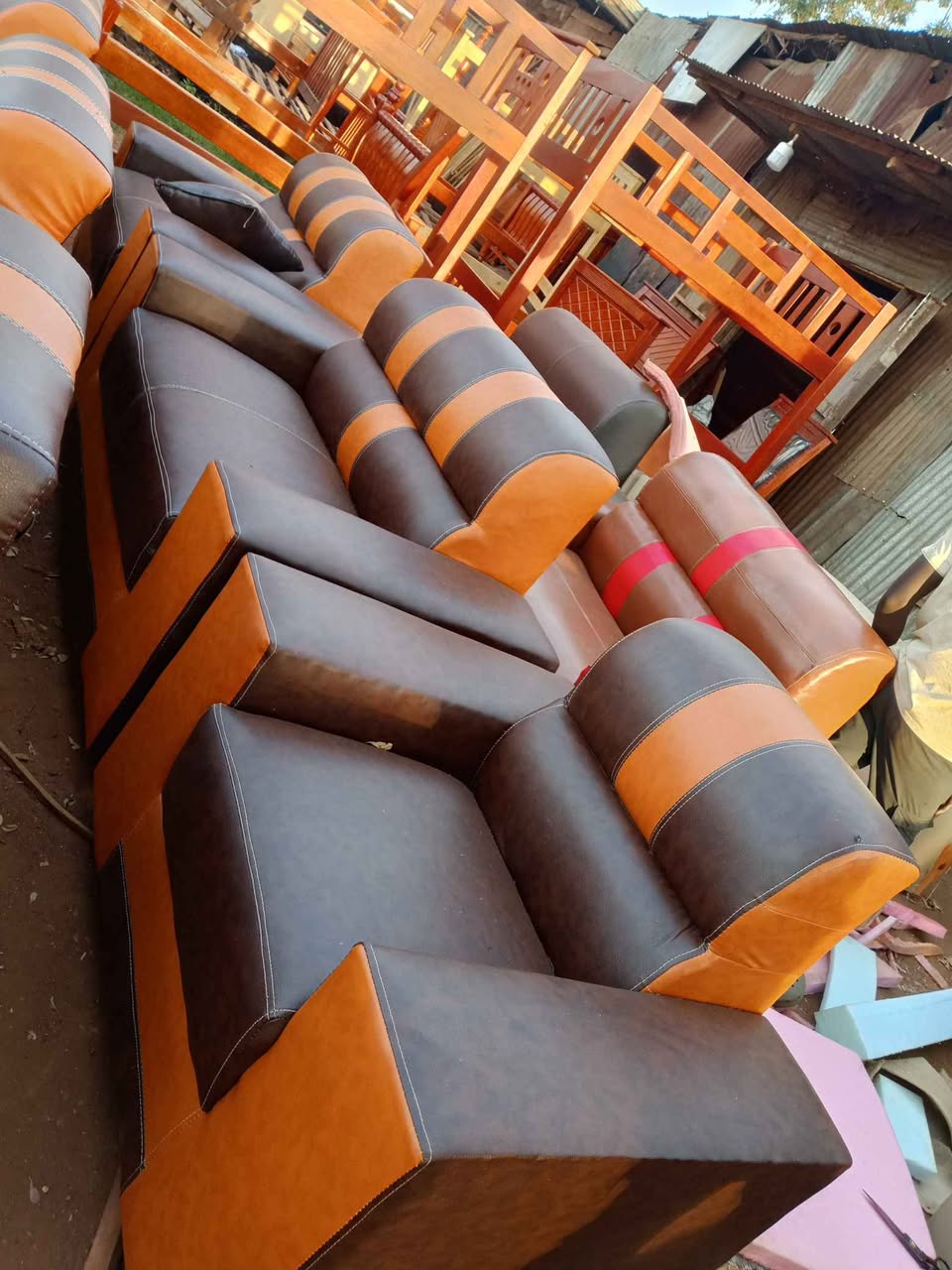 A picture of Sofa sets already available at Kasekka furniture