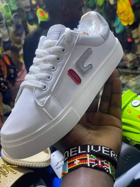 A picture of White sneakers