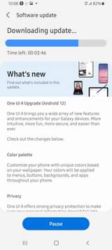 A picture of Samsung galaxy f42 ya 5g ram6 gb128 camera 64 battery