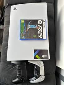 A picture of PLAYSTATION 5 2 CONTROLLERS