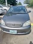 A picture of Toyota Corolla 2005 model neatly baked on the first body