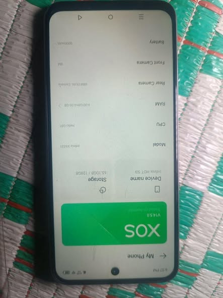 A picture of Infinix hot 50i