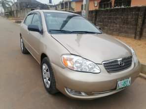 A picture of Toyota Corolla 2007 Painted on First body Sound engine and