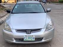 A picture of Honda Accord 2004 model painted but very clean in and