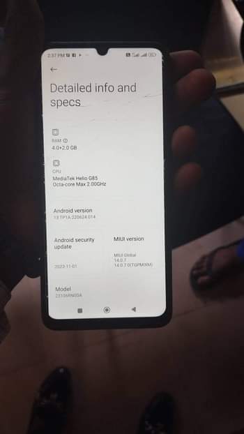 A picture of Redmi 13c