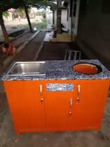 A picture of Nauza kitchen cabin Bei poa mno