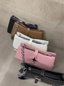 A picture of Luxury leather trendy underarm shoulder handbag available in all colors..kindly