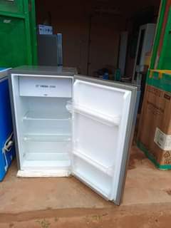 A picture of 120l Hisense single door fridge on sale at 440k