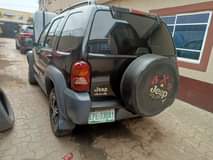 A picture of Distress liberty jeep for sale Tokunbo standard everything working perfectly