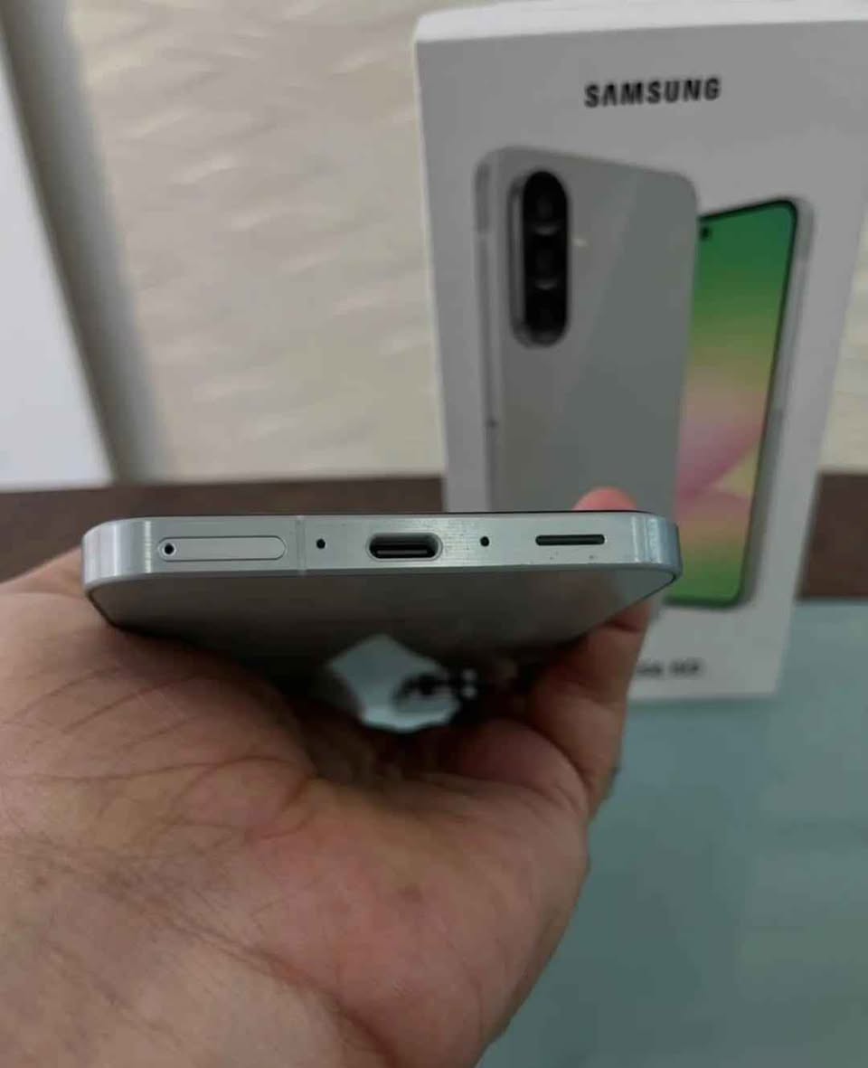 A picture of Samsung A66 5G At 550k Storage 256gb 8gb rm Call