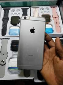 A picture of iPhone 6plus 64Gb storage at only UGX 150k