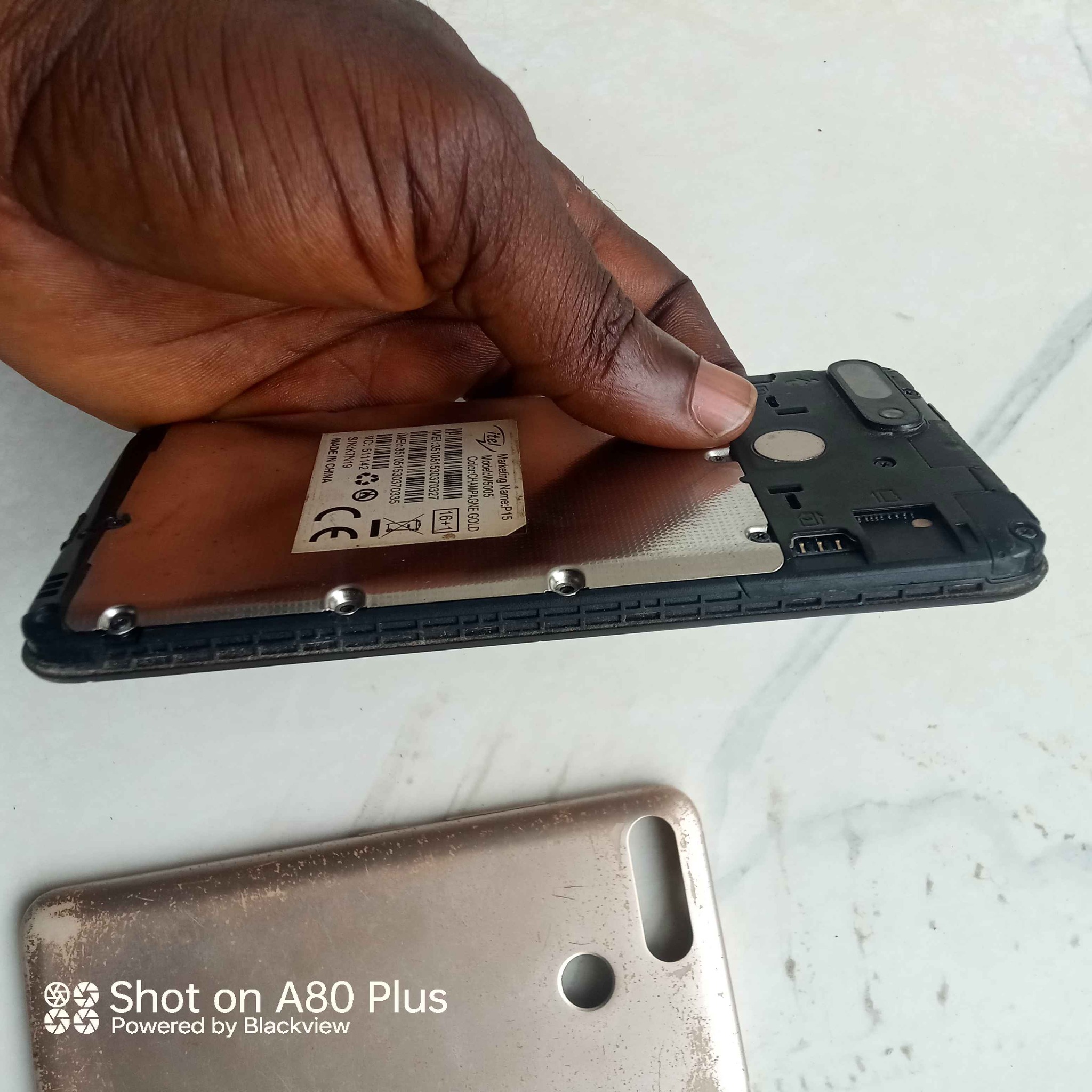 A picture of Itel P 15 Smart phone