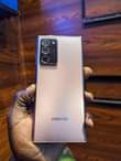A picture of Cracked Samsung note 20 ultra 128gb storage 12gb ram at