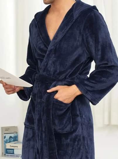 A picture of Women s and men s bathrobe