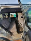 A picture of Clean Nigerian Used Honda Cr v Neatly Baked Fabric interior