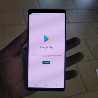 A picture of SAMSUNG GALAXY NOTE 9 PRICE 380K 128GB STORAGE CALL WHATAPP
