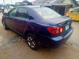 A picture of Toyota Corolla 2007 moldel everything is working well going for