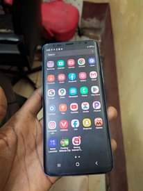 A picture of Samsung galaxy S9 plus