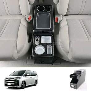 A picture of Universal Car Armrest Console Box Features Fits in most Cars