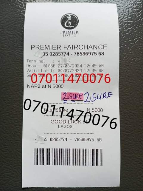 A picture of 07011470076 Congratulations PREMIERPEOPLE S 27 06 2024 SUC 45 55