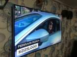 A picture of SHARP SMART TV Size 58inch Color Black Condition Used Perfect