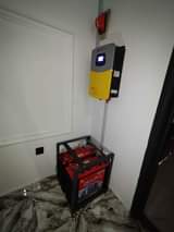 A picture of 3 5kva solar system