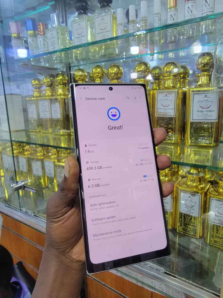 A picture of 512GB SAMSUNG NOTE 20 ULTRA 5G