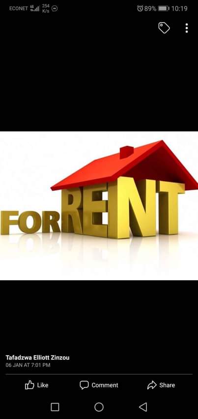 rooms to rent harare