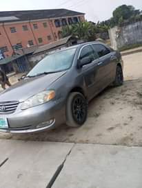 A picture of Toyota Corolla available with AC gear and engine At 2