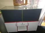 A picture of Fridge sideboard and counter