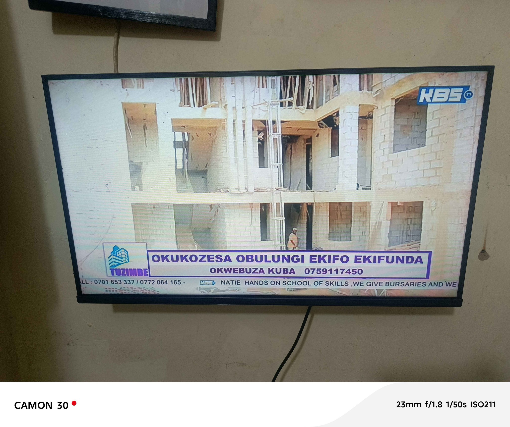 A picture of TV