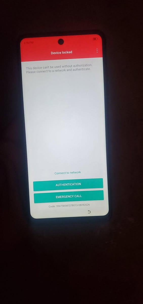 A picture of Tecno pop 10c negotiable it has a lock