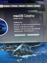 A picture of MAC BOOK PRO 2012 CORE I5