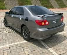A picture of Fully pimped Tokunbo Toyota corolla Automatic Transmission fabric interior Alloy