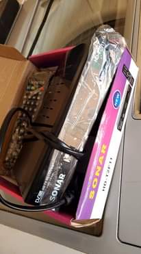 A picture of 24 inches tv with a free to air decoder