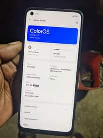 A picture of Oppo a 78 gb 256 ram 16