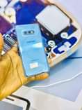 A picture of Samsung Galaxy s10e with dot