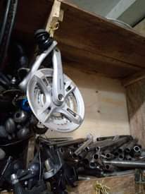 A picture of Bicycles and spare parts