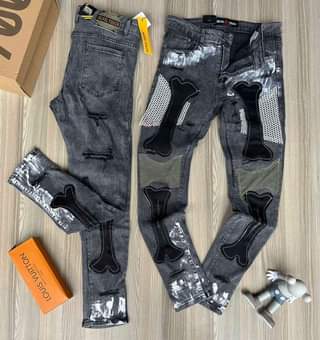 A picture of Jean trousers are available now for delivery at 0740340982