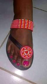 A picture of Am selling pure leather Masai sandals