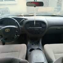 A picture of Grade one Toyota Sequoia pure firstbody barley used. At the