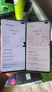 A picture of Samsung Galaxy S10 plus