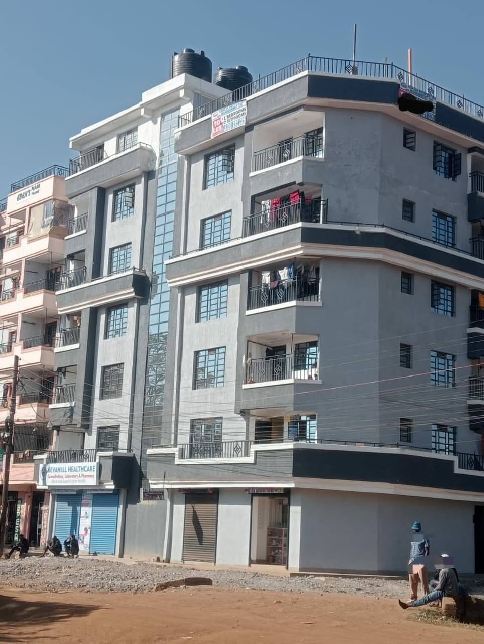 newly built houses
