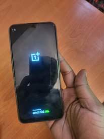 A picture of Nice original oneplus phone having 256gb internal storage 16gb ram